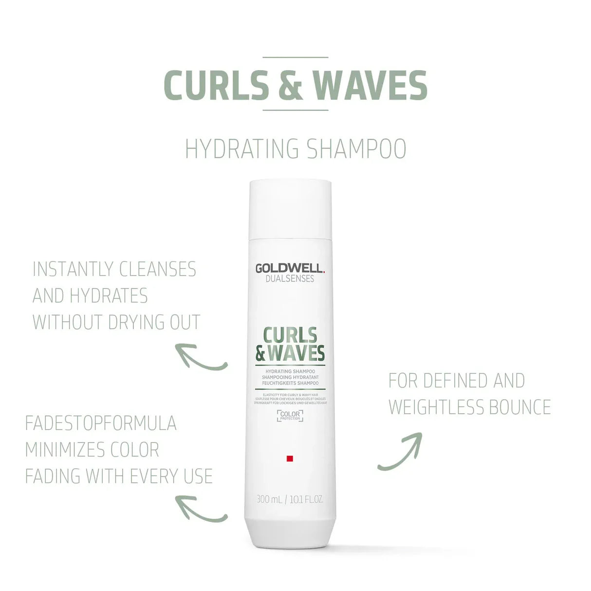 Goldwell Curls & Waves Hydrating Shampoo 250ml - Sjampo - JK-Shop
