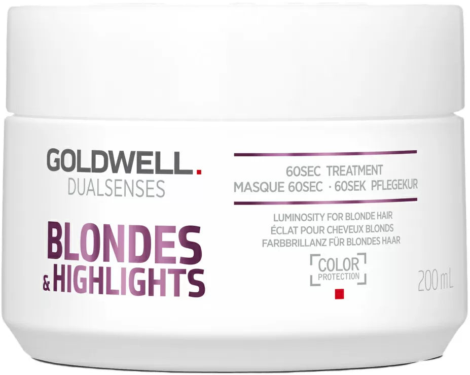 Goldwell Dualsenses Blondes & Highlights 60Sec Treatment 200ml - Hårkur - JK-Shop