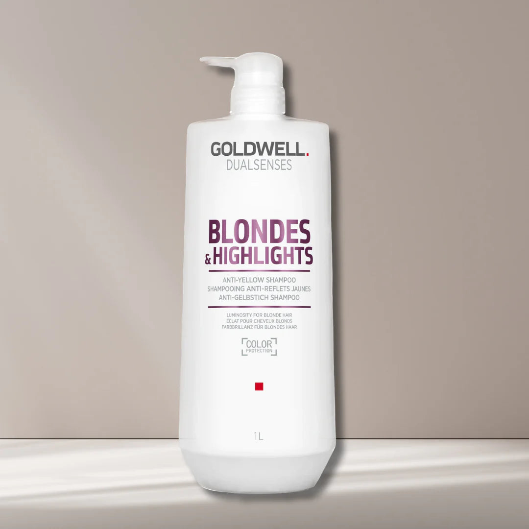 Goldwell Dualsenses Blondes & Highlights Anti-Yellow Shampoo 1000ml - Sjampo - JK-Shop