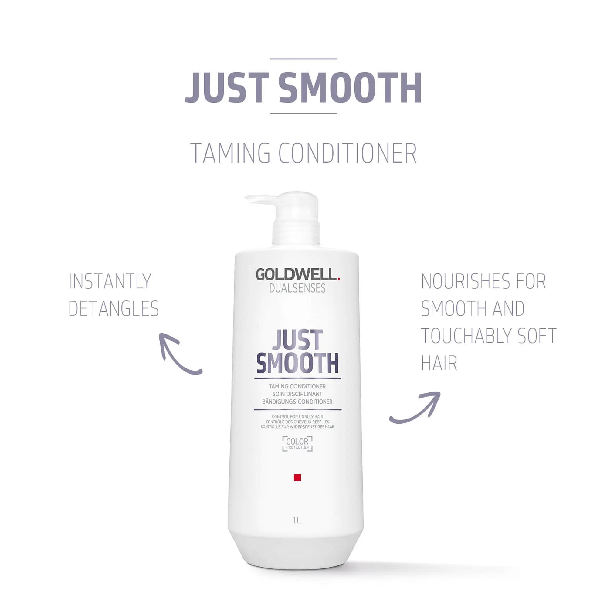 Goldwell Dualsenses Just Smooth Taming Conditioner 1000ml - Balsam - JK-Shop