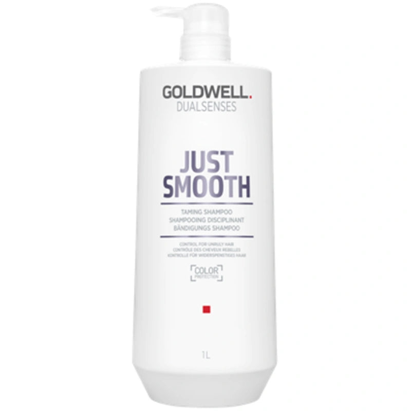 Goldwell Dualsenses Just Smooth Taming Shampoo 1000ml - Sjampo - JK-Shop