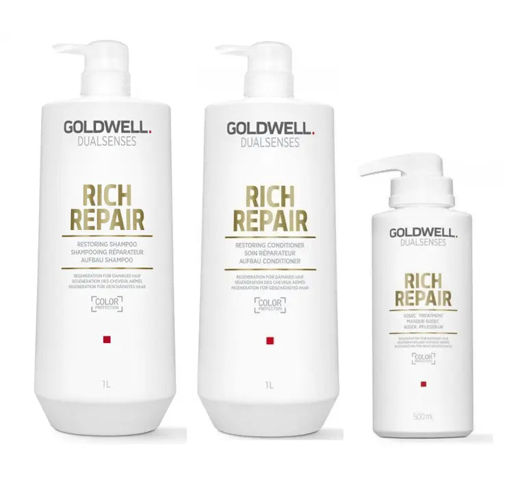 Goldwell Rich Repair 60 sec Treatment 500ml - Hårkur - JK-Shop