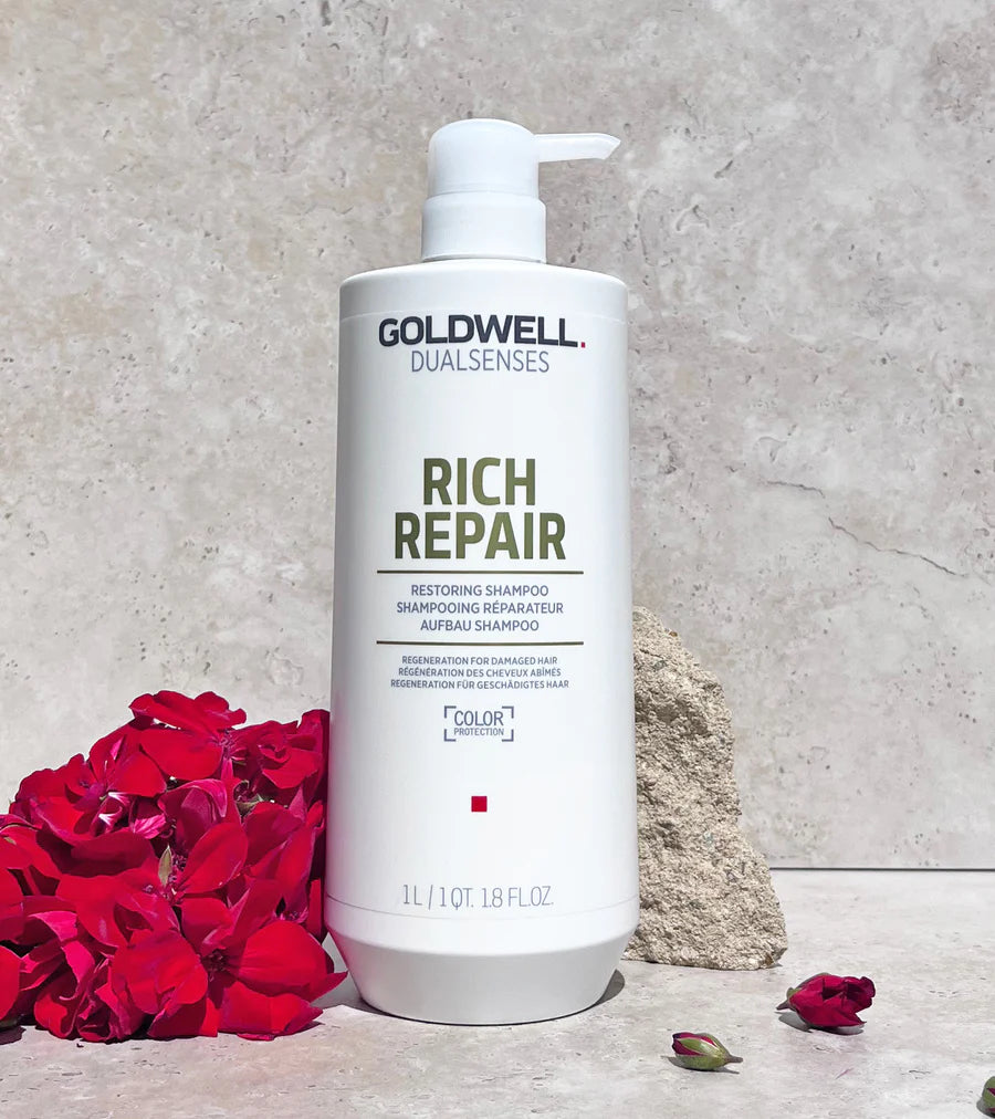 Goldwell Rich Repair Restoring Shampoo 1000ml - Sjampo - JK-Shop