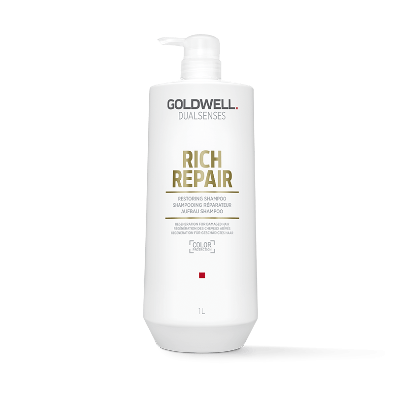 Goldwell Rich Repair Restoring Shampoo 1000ml - Sjampo - JK-Shop