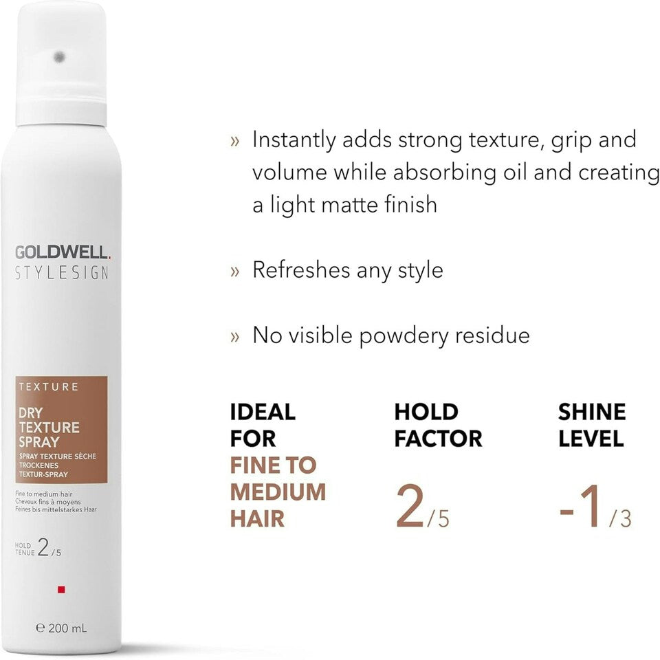 Goldwell StyleSign Texture Dry Texture Spray 200ml - Stylingspray - JK-Shop