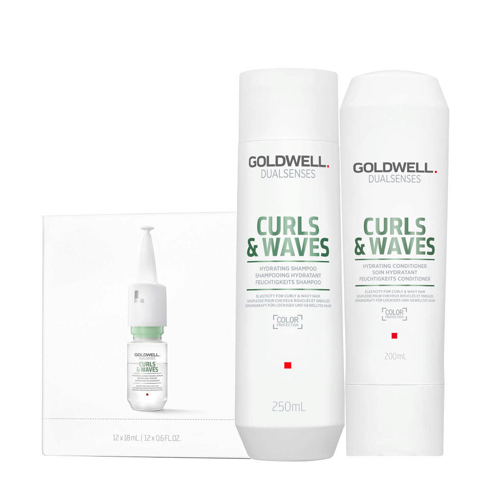 Goldwell Waves & Curls intensive Hydrating Serum 12x18 - Hårserum - JK-Shop