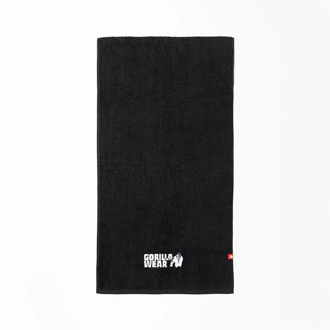 Gorilla Wear Zip Pocket Gym Towel, Black GW - Accessoarer - JK-Shop