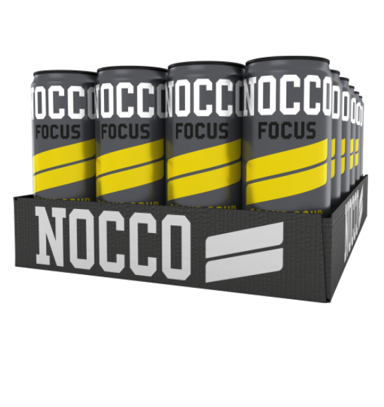 NOCCO Focus, 24x330ml, Grand Sour