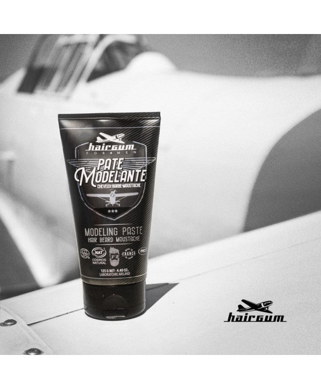 Hairgum for Men Modeling Paste stylingpaste sett fra siden