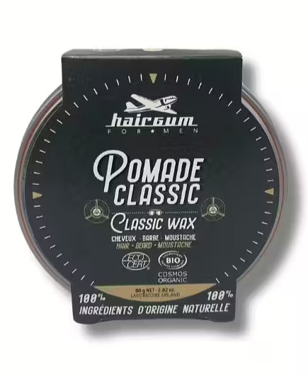 HAIRGUM for MEN Classic Hair, Beard & Moustache Wax 80g