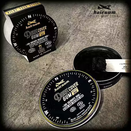HAIRGUM for MEN Dark Cover Black Hair Coloring Wax 80g - - JK-Shop