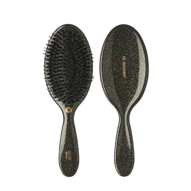 HH Simonsen Gold Glitter Gloss Brush AW25 - Hårbørste - JK-Shop