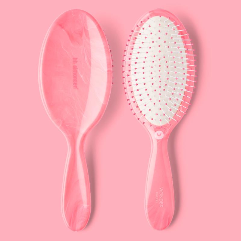 HH Simonsen Wonder Brush Pink SS25 - Hårbørste - JK-Shop