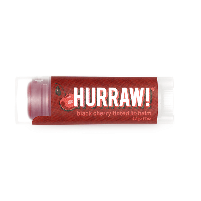 HURRAW! Black Cherry Tinted Lip Balm-Leppepomade-JKSHOP