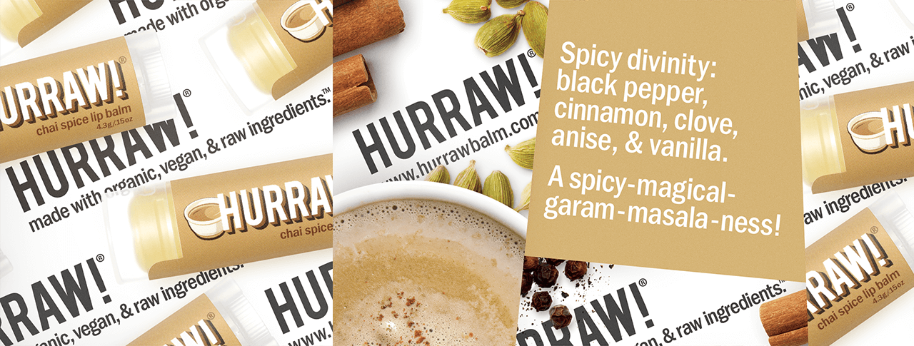HURRAW! Chai Spice Lip Balm-Leppepomade-JKSHOP