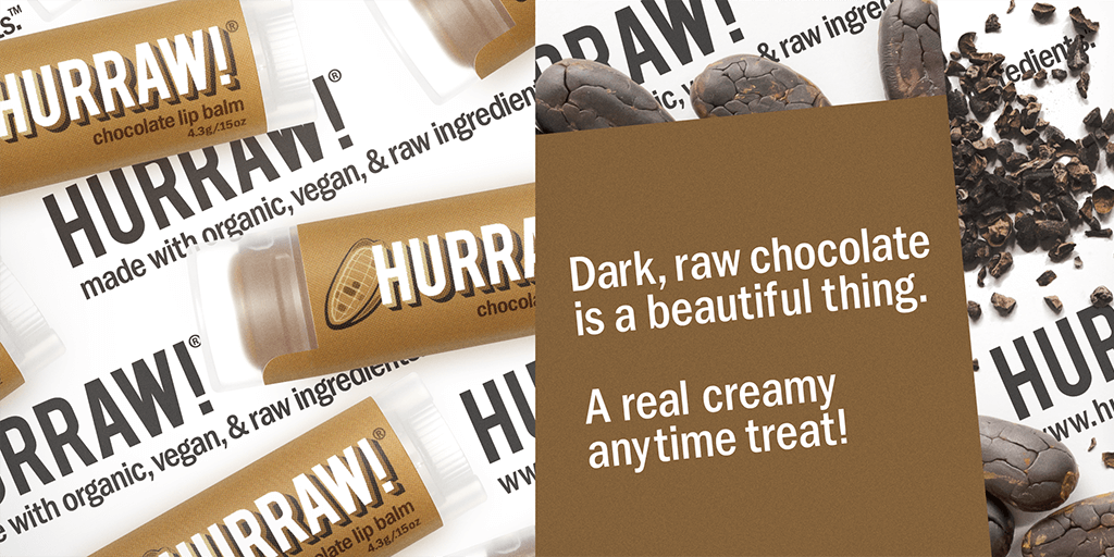 HURRAW! Chocolate Lip Balm-Leppepomade-JKSHOP