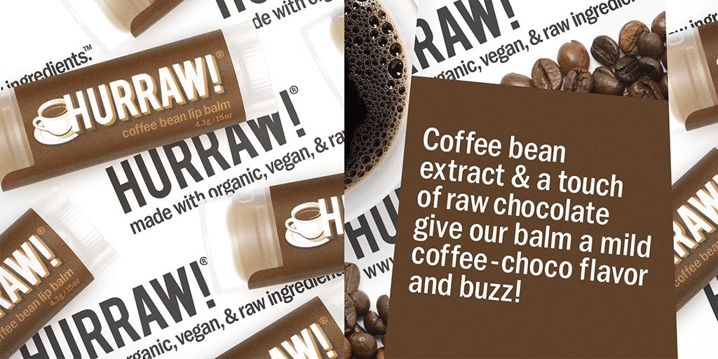 HURRAW! Coffee Bean Lip Balm-Leppepomade-JKSHOP