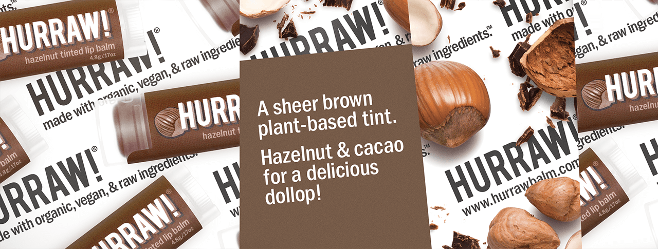 HURRAW! Hazelnut Tinted Lip Balm-Leppepomade-JKSHOP