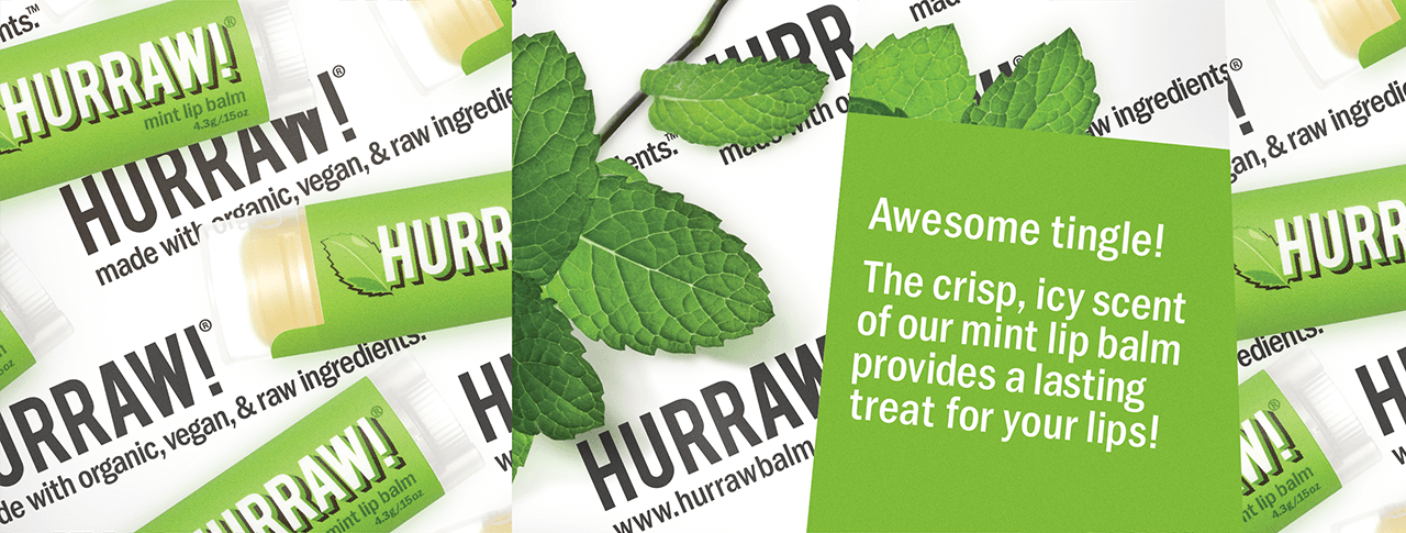 HURRAW! Mint Lip Balm-Leppepomade-JKSHOP