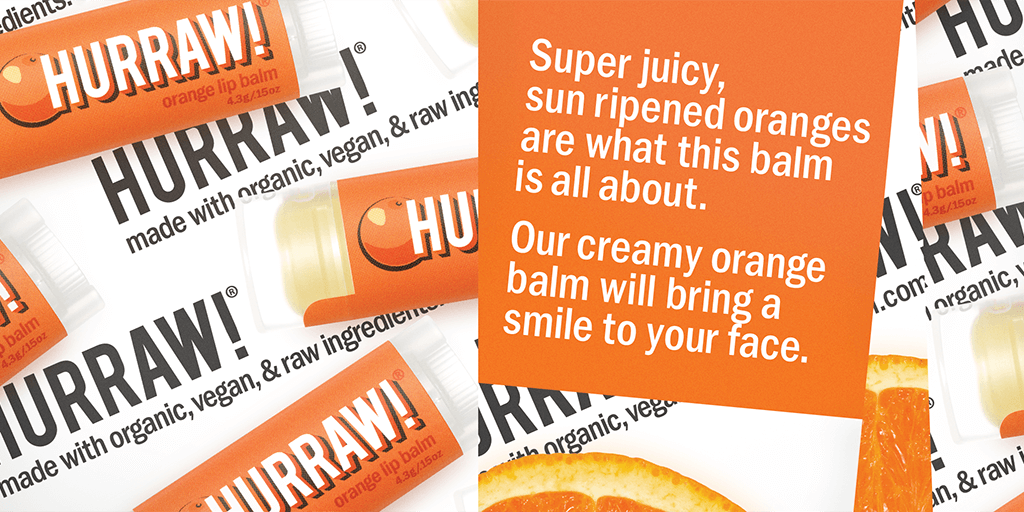 HURRAW! Orange Lip Balm-Leppepomade-JKSHOP