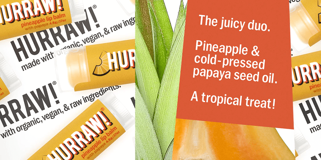 HURRAW! Pineapple Lip Balm-Leppepomade-JKSHOP