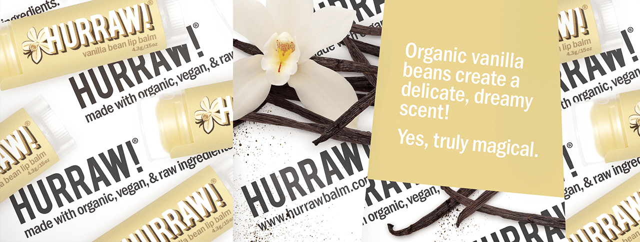 HURRAW! Vanilla Lip Balm-Leppepomade-JKSHOP