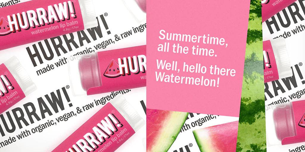 HURRAW! Watermelon Lip Balm-Leppepomade-JKSHOP
