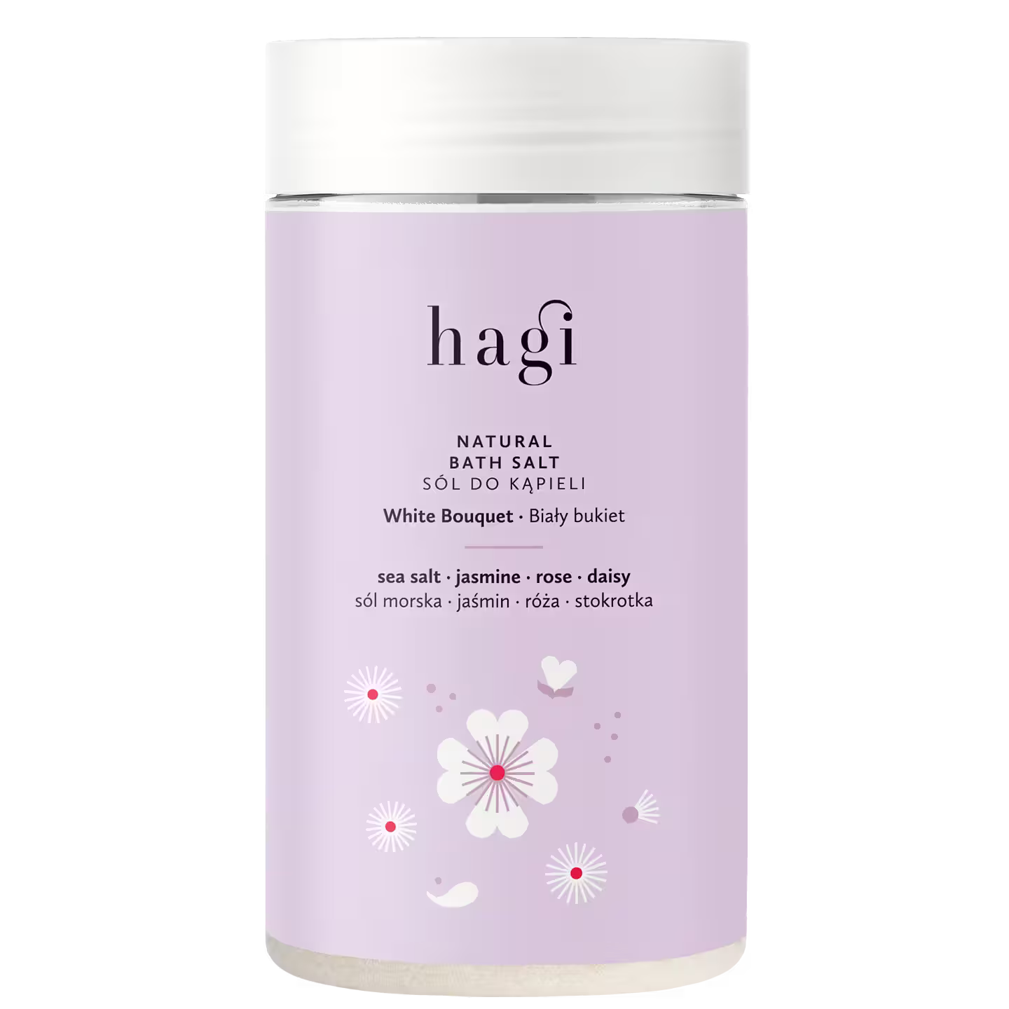 Hagi Natural Bath Salt White Bouquet 480 g 66 SEK - Kropp - JK-Shop