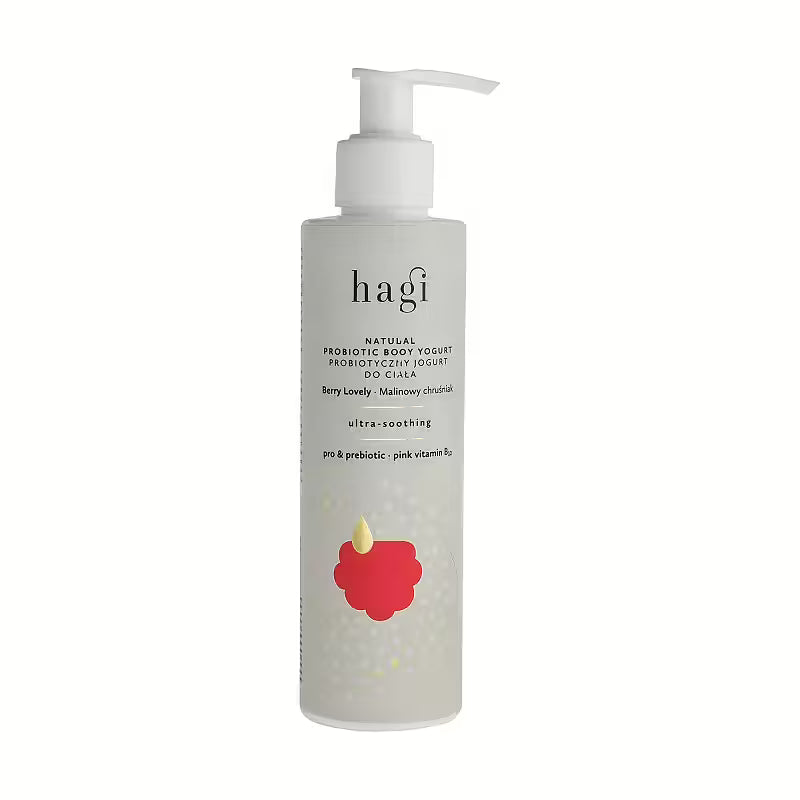 Hagi Natural Prebiotic Ultra-Soothing Body Yoghurt Berry Lovely 200 ml - Såpe - JK-Shop