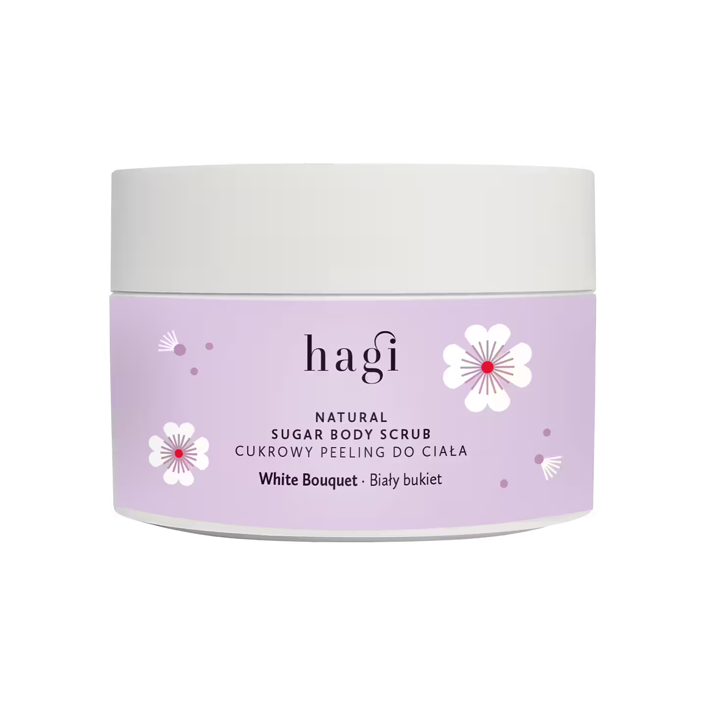 Hagi Natural Sugar Body Scrub White Bouquet 200 g - Kropp - JK-Shop