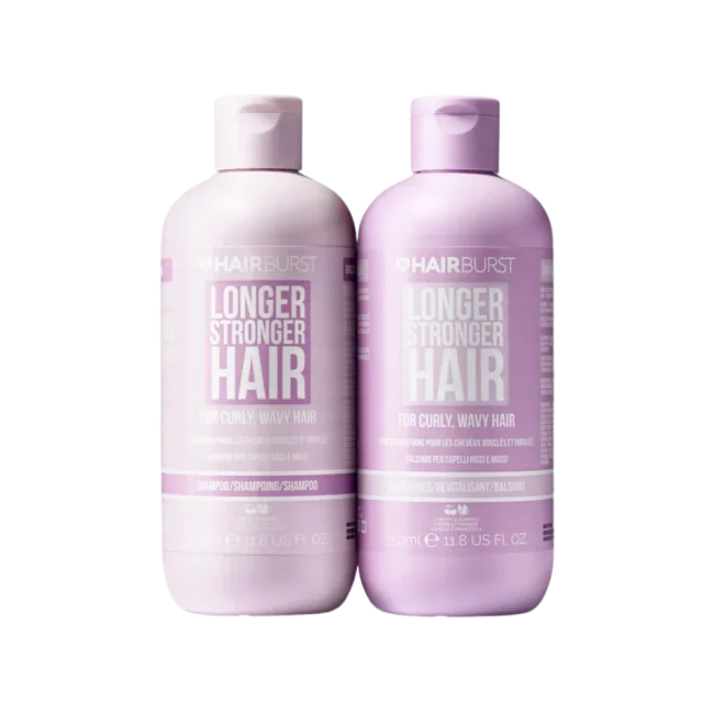 Hairburst Shampoo & Conditioner for Curly and Wavy Hair duo pack 350ml x 2 - Sjampo & balsam - JK-Shop