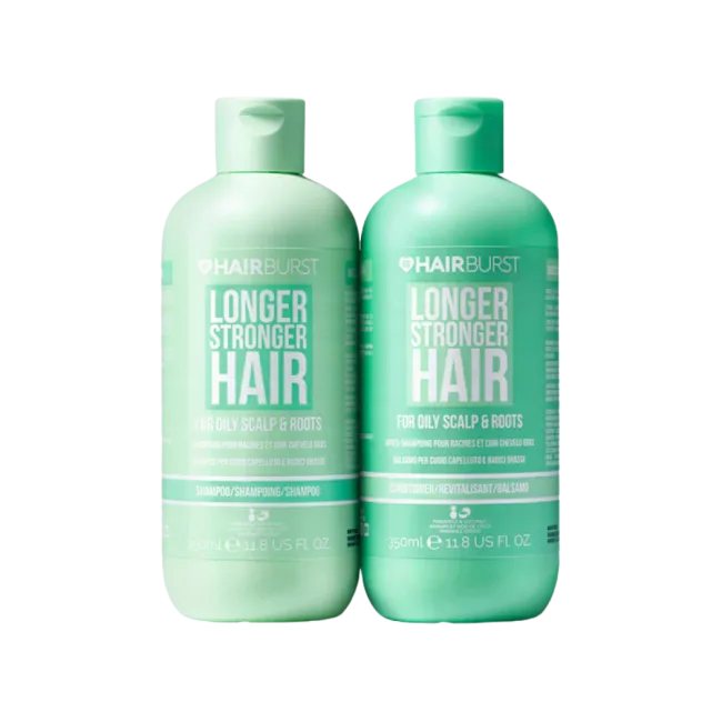 Hairburst Shampoo & Conditioner for Oily Scalp and Roots duo pack 350ml x 2 - Sjampo & balsam - JK-Shop