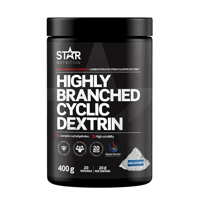 Highly Branched Cyclic Dextrin Maltodextrin uten smakstilsetning 400 g - Raske Karbohydrater - JK-Shop