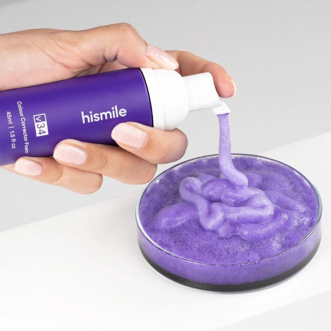 Hismile V34 Colour Corrector Foam-Tannbleking-JKSHOP