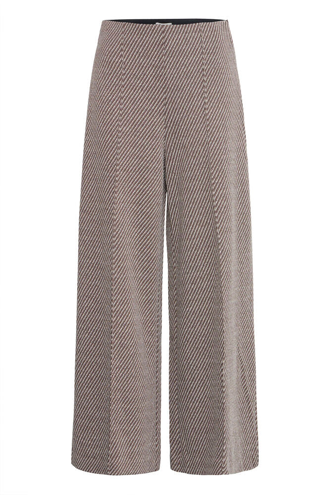 ICHI, IHKATE TWILLISH WIDE PA - Bukser & shorts - JK-Shop