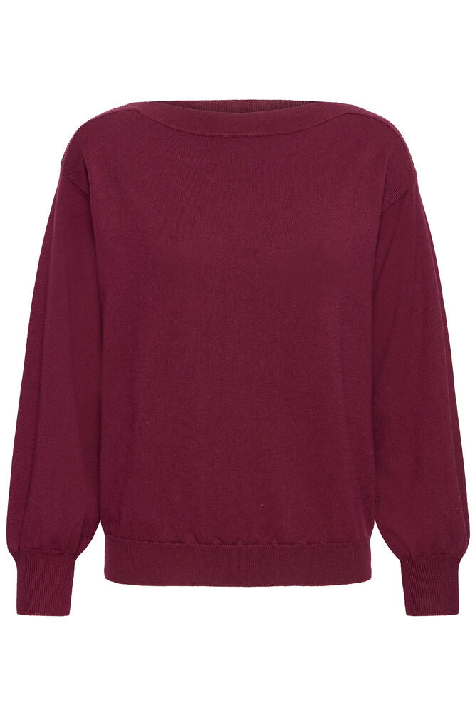 ICHI, IHLULS BOAT NECK LS - Genser - JK-Shop
