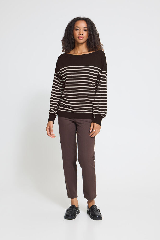 ICHI, IHLULS BOAT NECK LS - Genser - JK-Shop