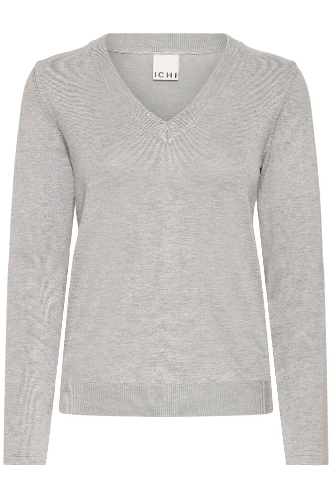 ICHI, IHLULS V-NECK LS - Strikk & cardigans - JK-Shop