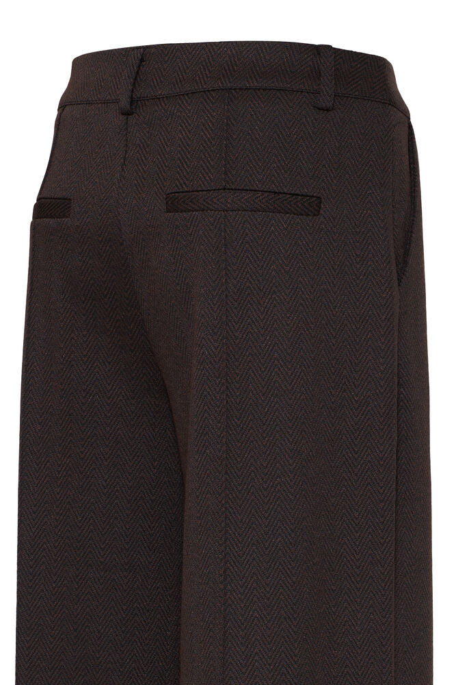 Ichi Kate Sus Office Jacquard Bukse detalj