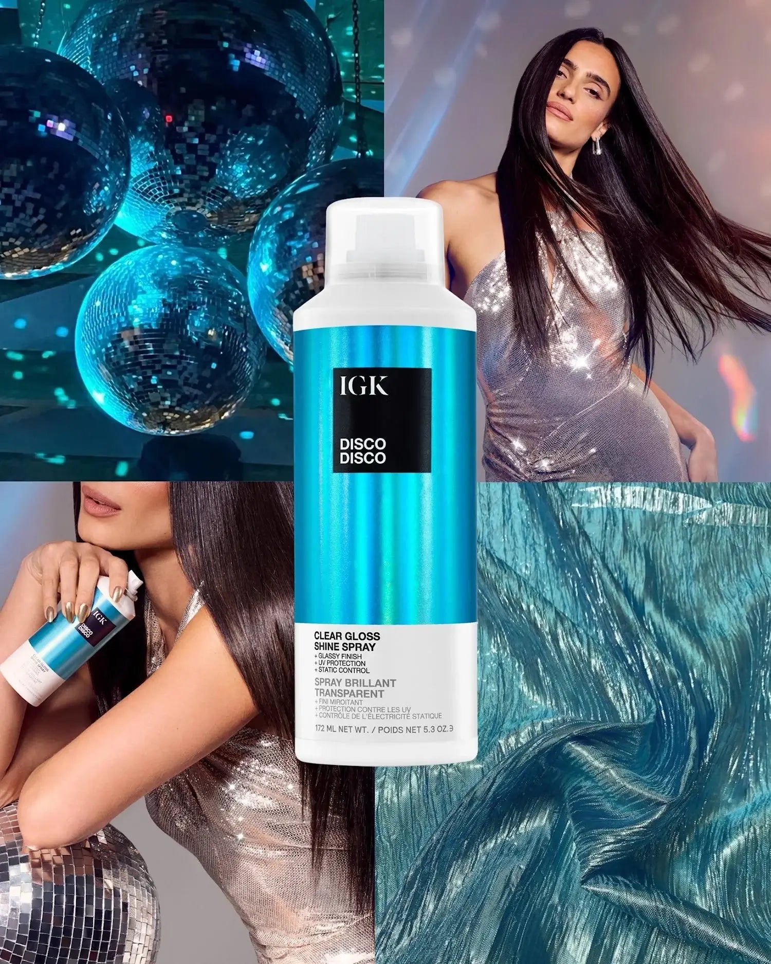 IGK Disco Disco Clear Gloss Shine Spray-Hårspray-JKSHOP