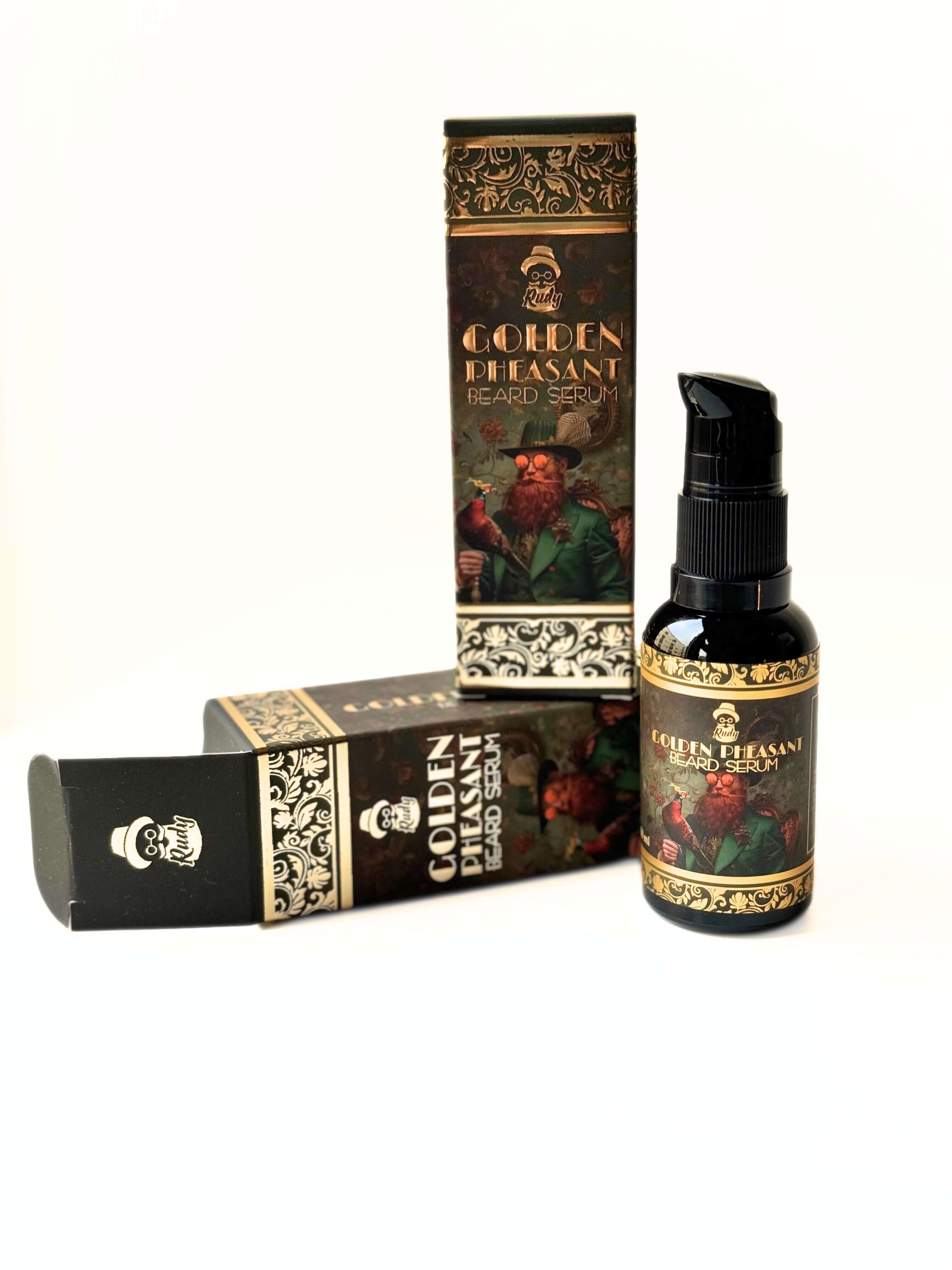 Golden Pheasant – Luksuriøst Skjeggserum for Menn med Stil-Skjegg serum-JKSHOP
