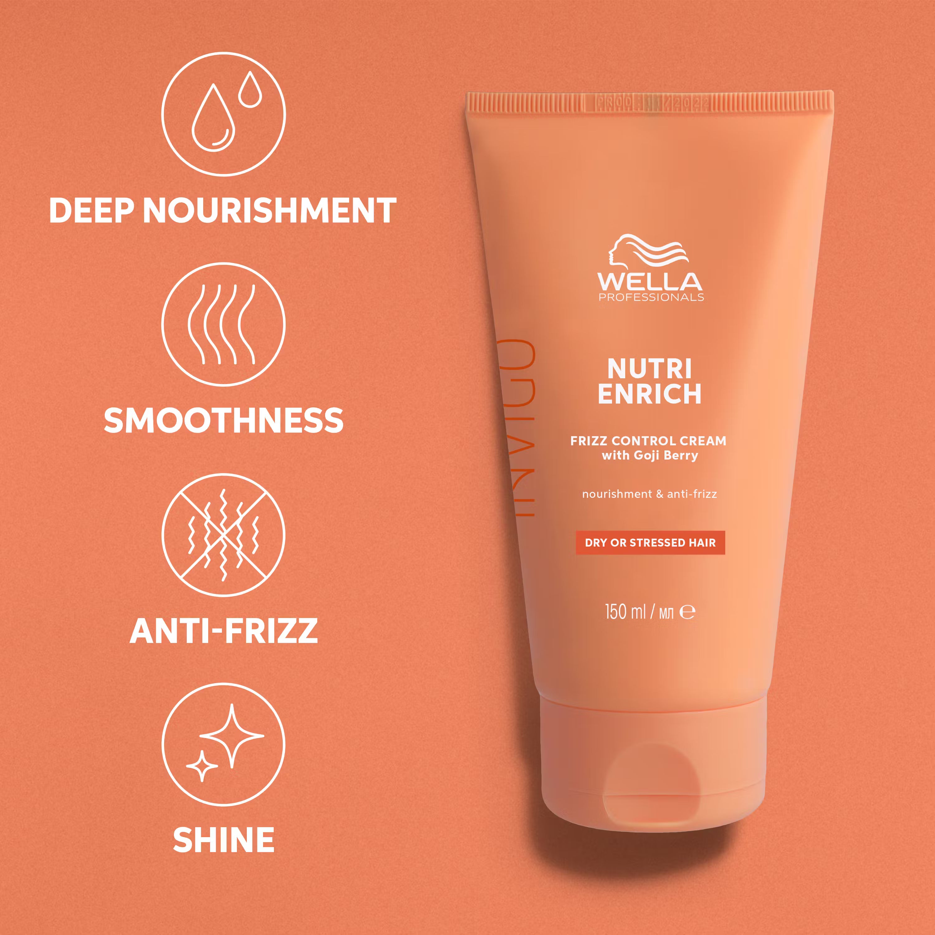 INVIGO Enrich Straight Leave In Cream 150ml - - JK-Shop