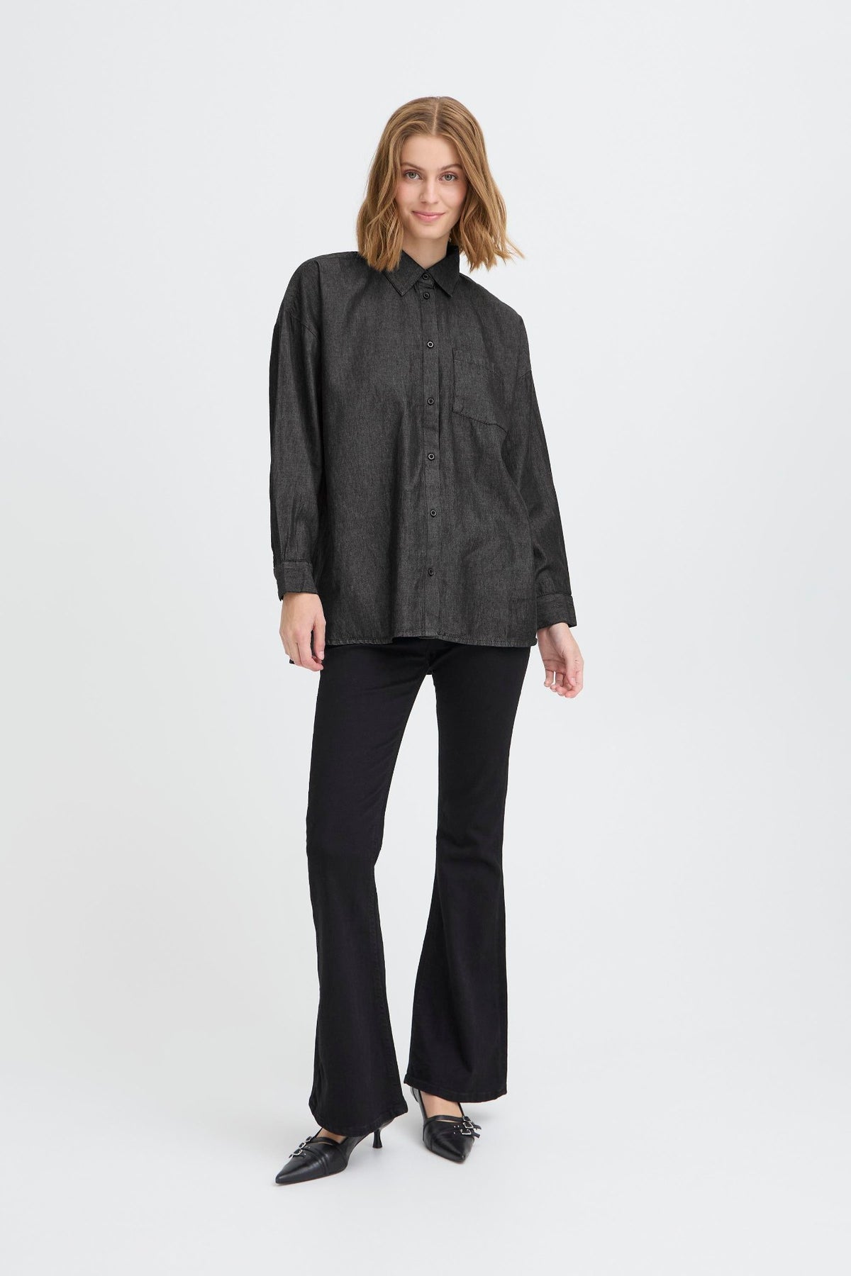 Ichi Ballo Skjorte - Bluser & skjorter - JK-Shop