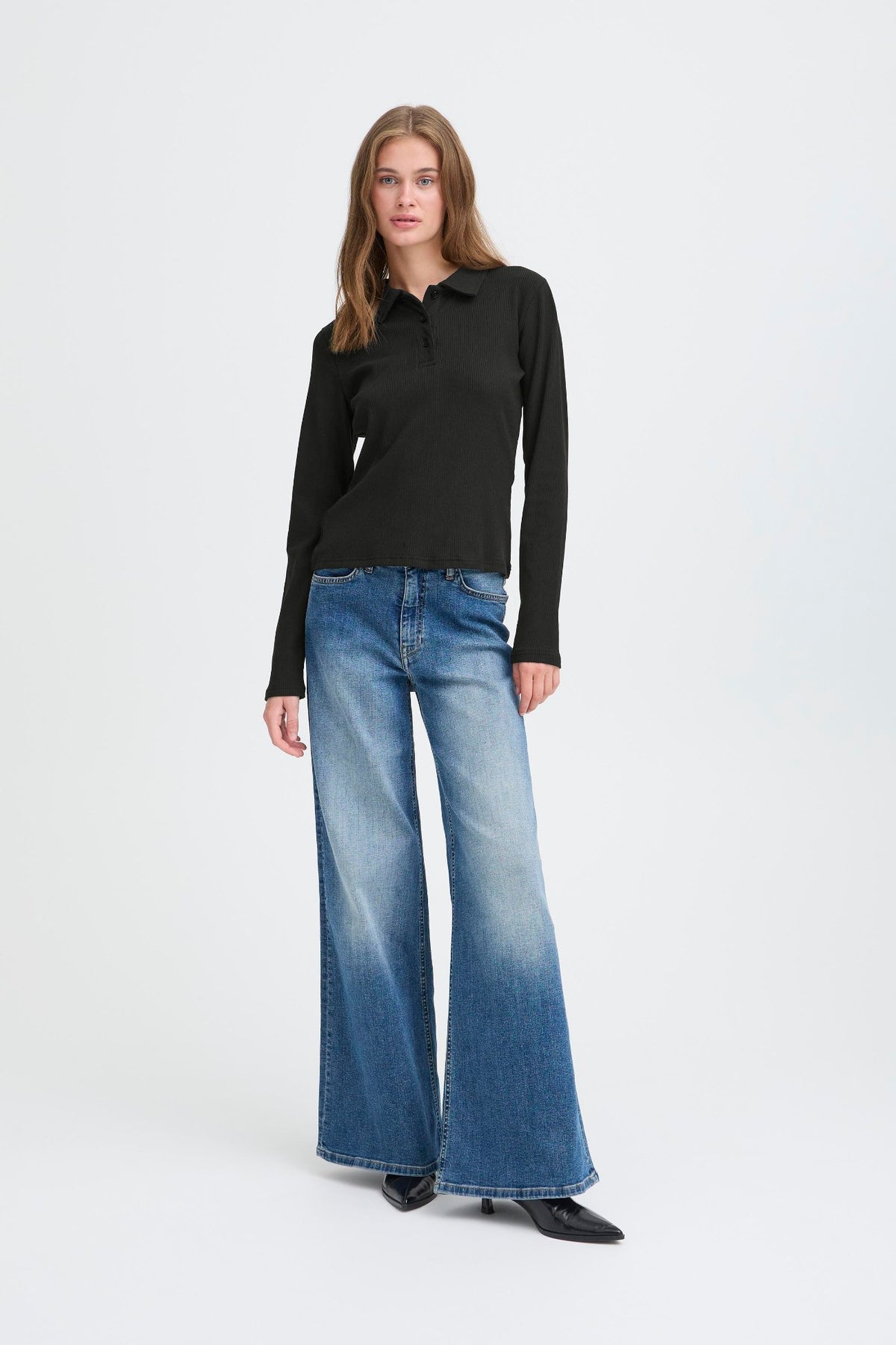 Ichi Pacific Langermet Topp - T-skjorter & topper - JK-Shop