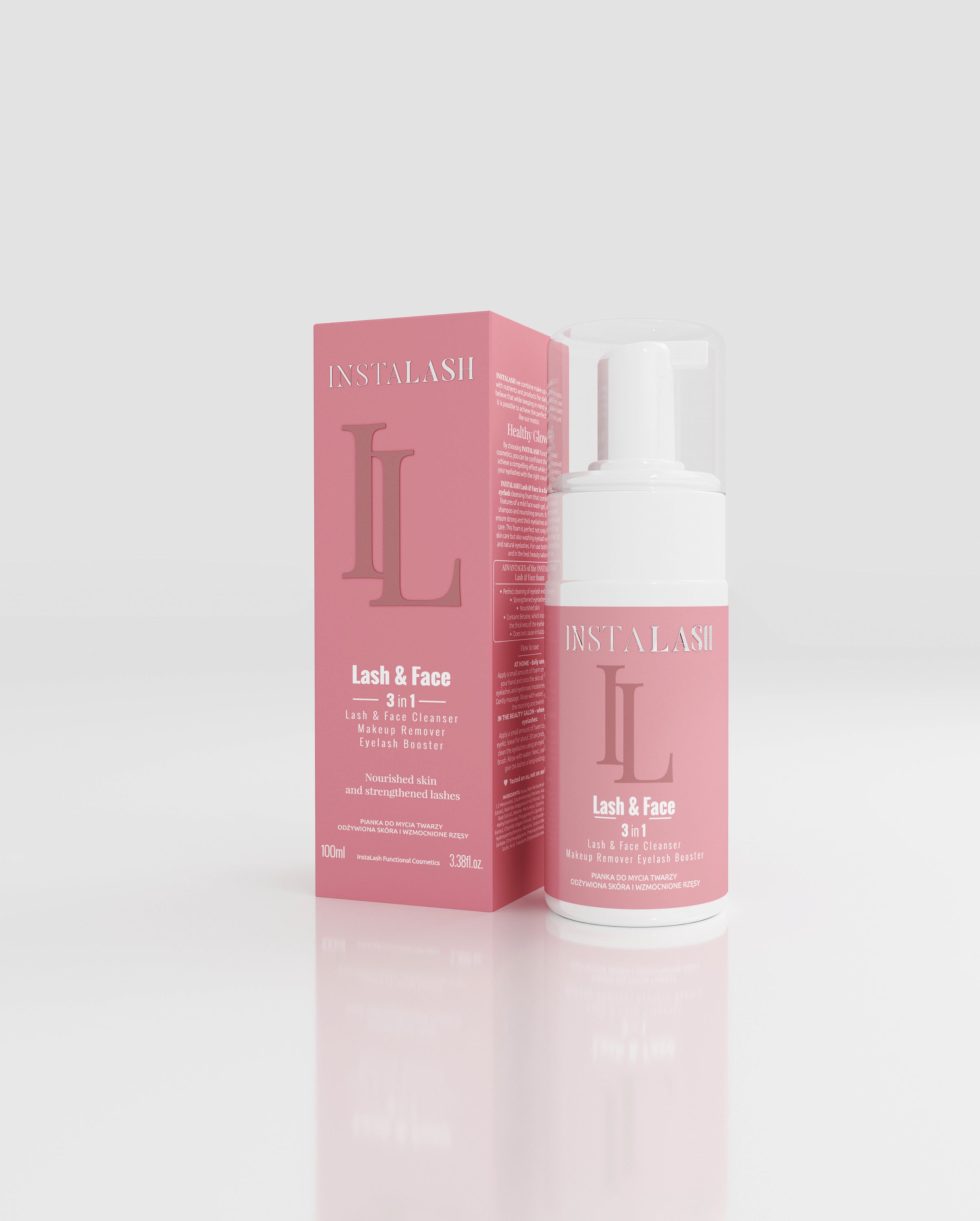 InstaLash - LASH & FACE Cleansing Foam - Ansiktsrens - JK-Shop