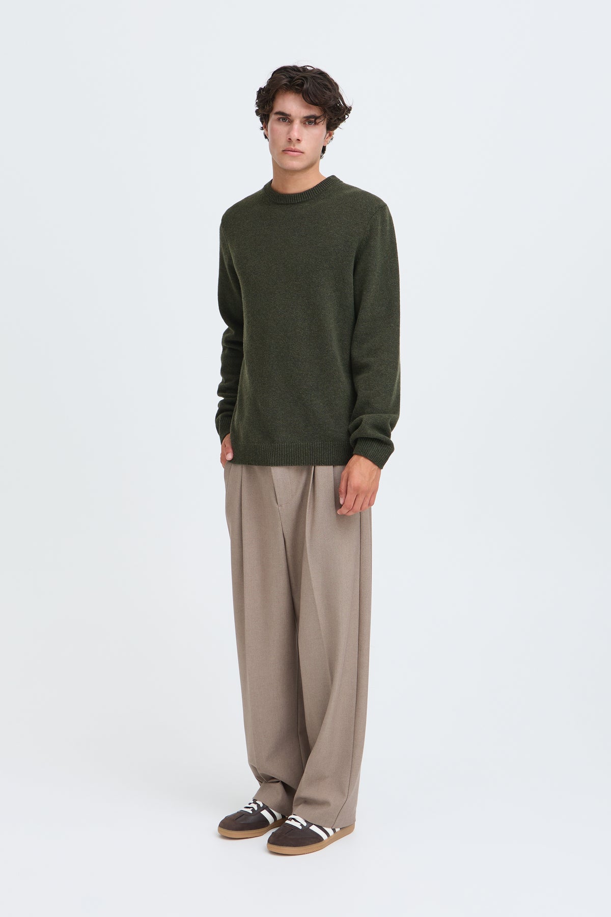 Casual Friday Karl Lambswool Knit Elegance Melange