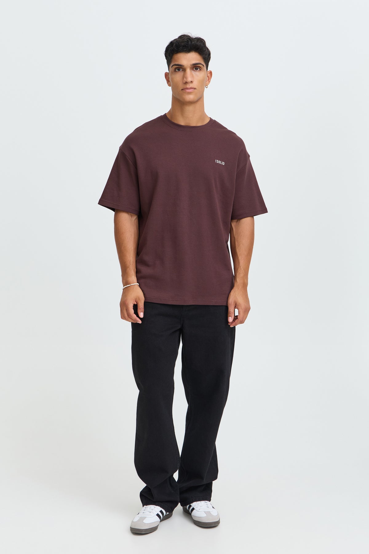 Solid Vilario Crew SS Fudge - Red