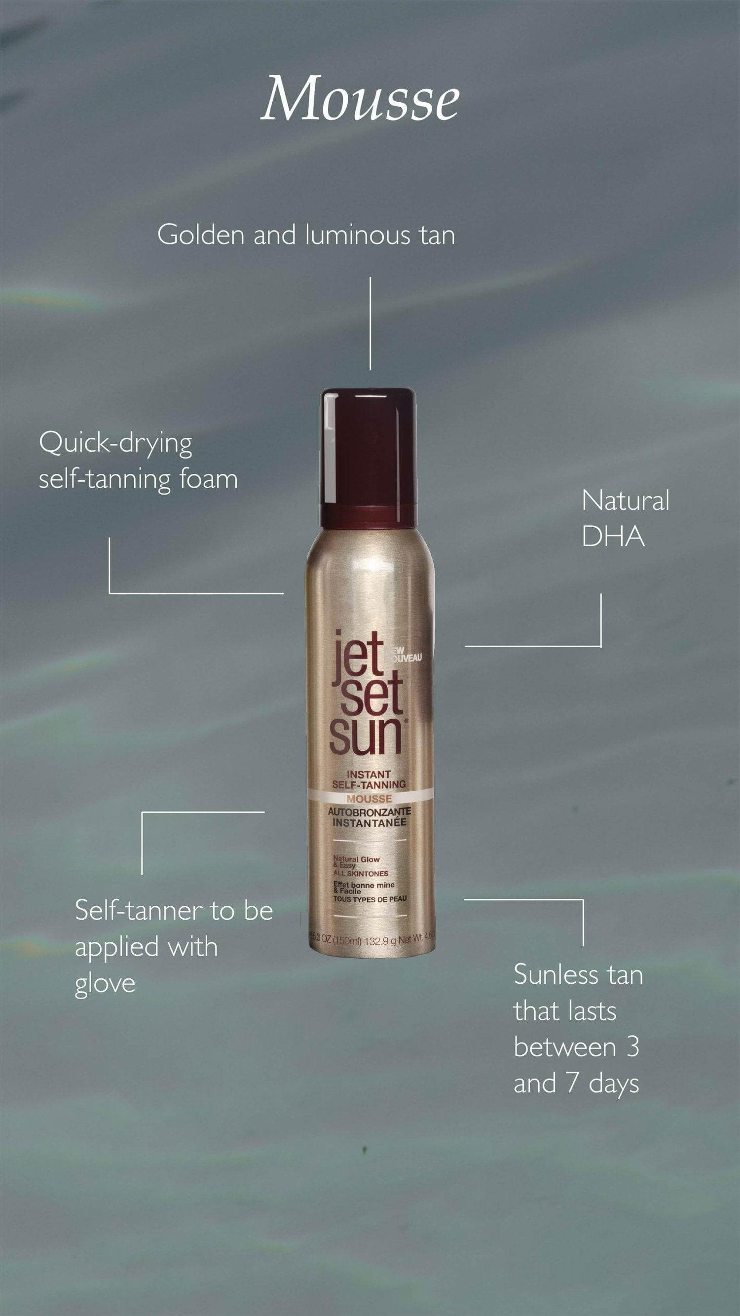 Jet Set Sun mousse-Selvbruning-JKSHOP