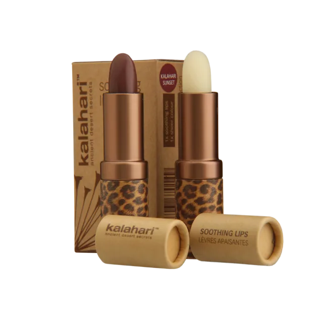 K Phyto-Ceutical Soothing Lips Kalahari Sunset set - Leppepomade - JK-Shop