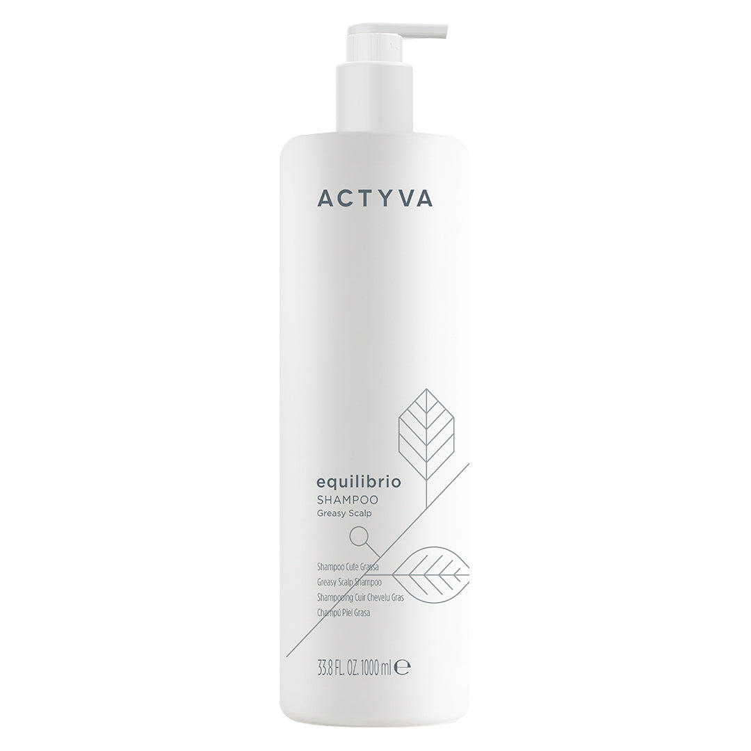 Actyva Equilibrio Shampoo 1000 ml – for Fet Hodebunn og Oljerikt Hår